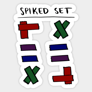 Spiked Set Sticker